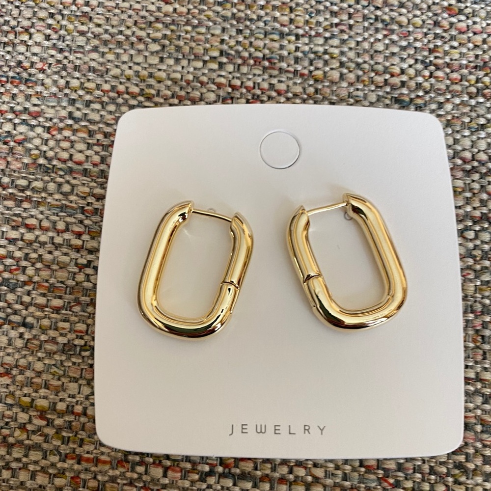 Gold plated Hoop Earrings - Picture 6 of 10